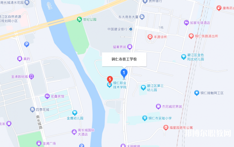 銅仁市技工學(xué)校地址，乘車(chē)路線(xiàn)