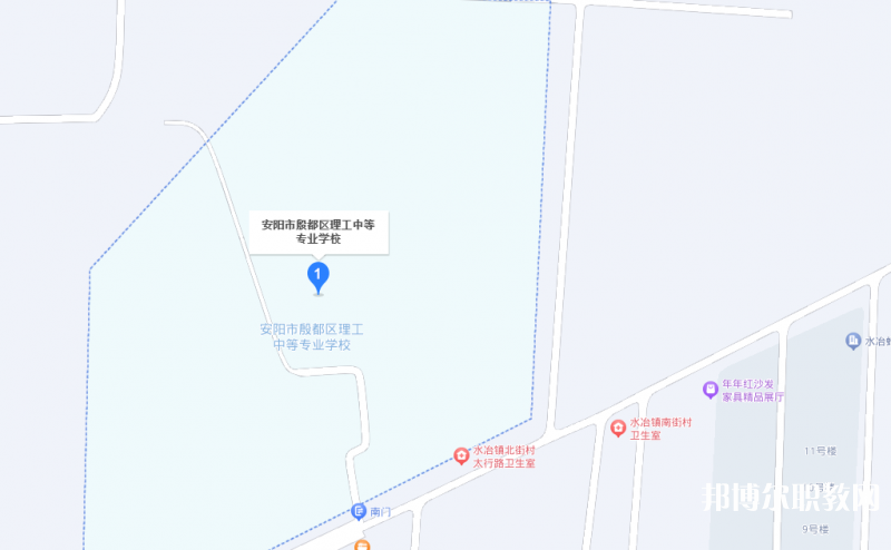 安陽市殷都區(qū)理工中等專業(yè)學(xué)校地址，乘車路線