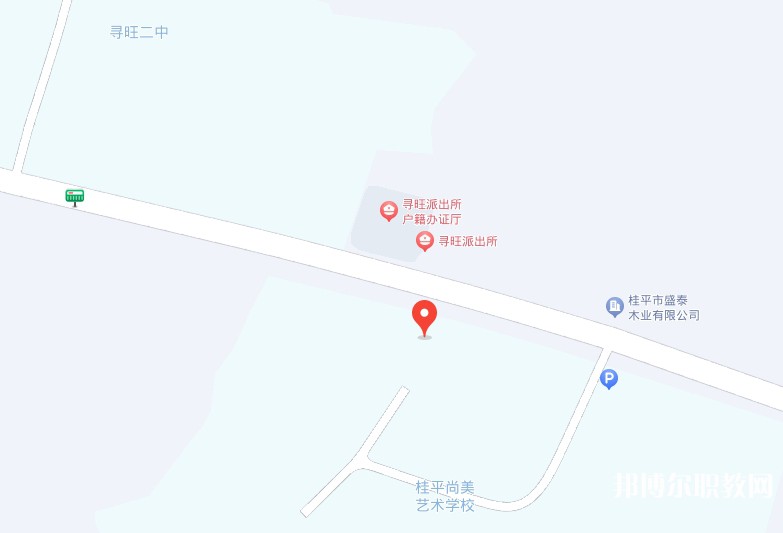 桂平尚美藝術(shù)學校地址，乘車路線