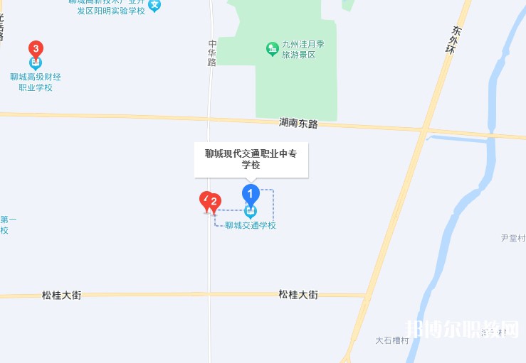 聊城現(xiàn)代交通職業(yè)中等專業(yè)學(xué)校地址，乘車路線