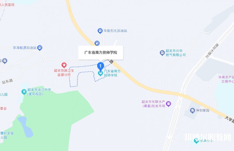 廣東省南方技師學(xué)院地址，乘車路線